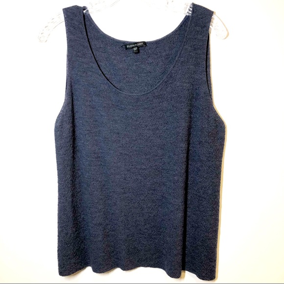 Eileen Fisher Tops - EILEEN FISHER Women’s Boucle 100% Wool Tank Top Sustainable Minimalist sz L gray